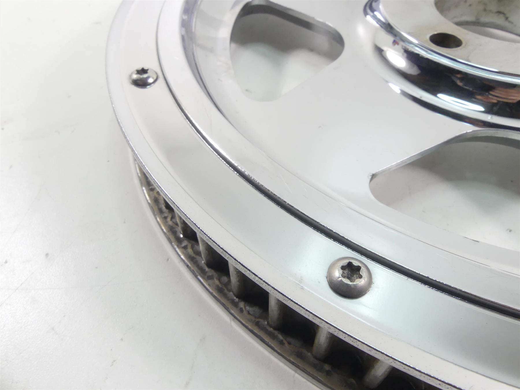 2005 Harley Touring CVO FLHTC SE Electra Glide Chrome Belt Sprocket Pulley 70T {{ shop.shopifyCountryName }} - Mototech271