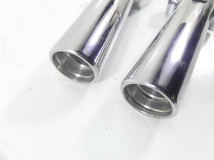 2009 Harley FLHTCU SE4 CVO E-Glide Chrome Front Fork Lower Tube Set 45500169 | Mototech271