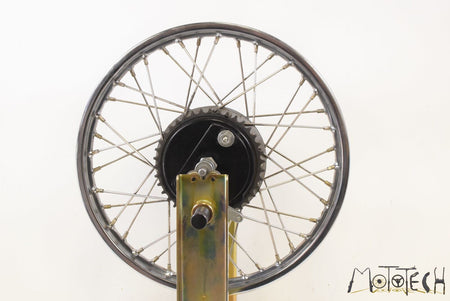 2012 Royal Enfield Bullet Classic C5 STRAIGHT Rear Wheel Rim 1.85x19 170547 {{ shop.shopifyCountryName }} - Mototech271