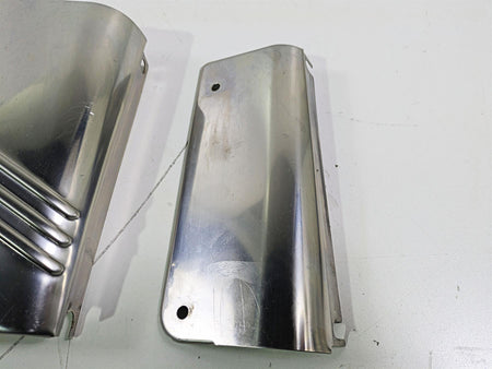 2004 Harley Softail FLSTF Fat Boy Headlight Fork Tube Cover Set 67808-86 {{ shop.shopifyCountryName }} - Mototech271