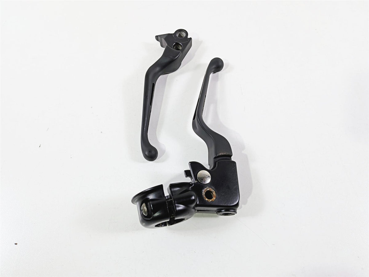 2011 Harley FXDF Dyna Fat Bob Black Clutch Perch & Slotted Lever Set 38608-96 {{ shop.shopifyCountryName }} - Mototech271