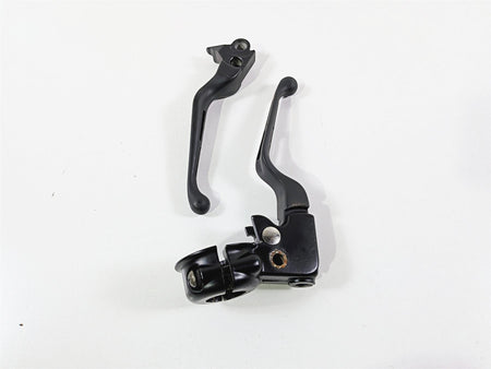 2011 Harley FXDF Dyna Fat Bob Black Clutch Perch & Slotted Lever Set 38608-96 {{ shop.shopifyCountryName }} - Mototech271