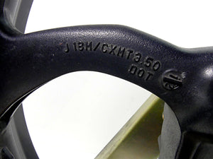 2012 Yamaha VMX17 VMAX 1700 Straight Front Wheel Rim 18x3.5 2S3-25168-00-98