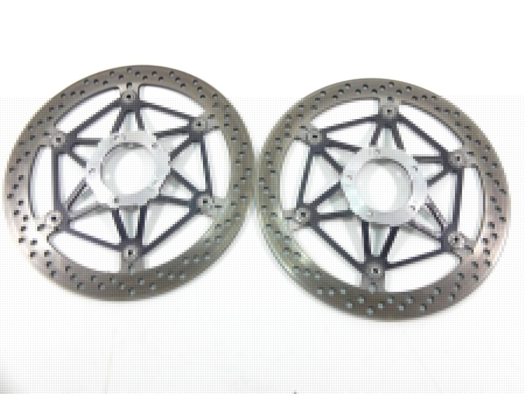 2012 Ducati Panigale 1199S Front Brake Rotor Disc Set 49240901A 49240891A {{ shop.shopifyCountryName }} - Mototech271