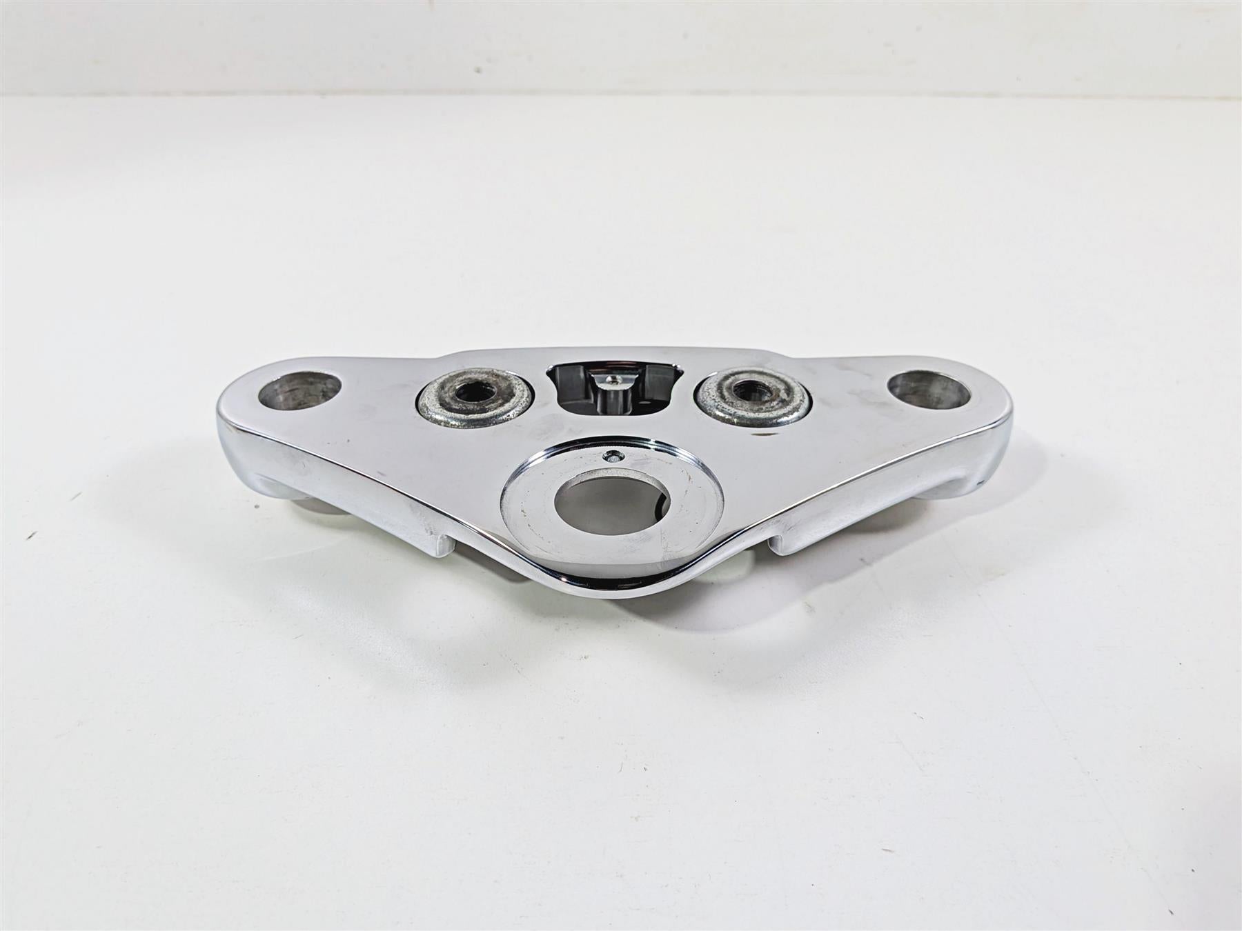 2009 Harley FXCWC Softail Rocker Chrome Upper Triple Tree 46637-08 {{ shop.shopifyCountryName }} - Mototech271