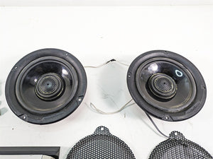 2014 Harley Touring FLHTK Electra Glide Rockford Fosgate Speaker Amp Set - Read