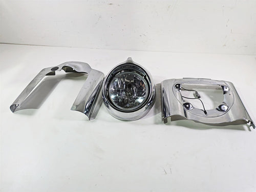 2016 Indian Chief Classic Headlight Head Lamp + Nacelle Cover Set 5632830 | Mototech271