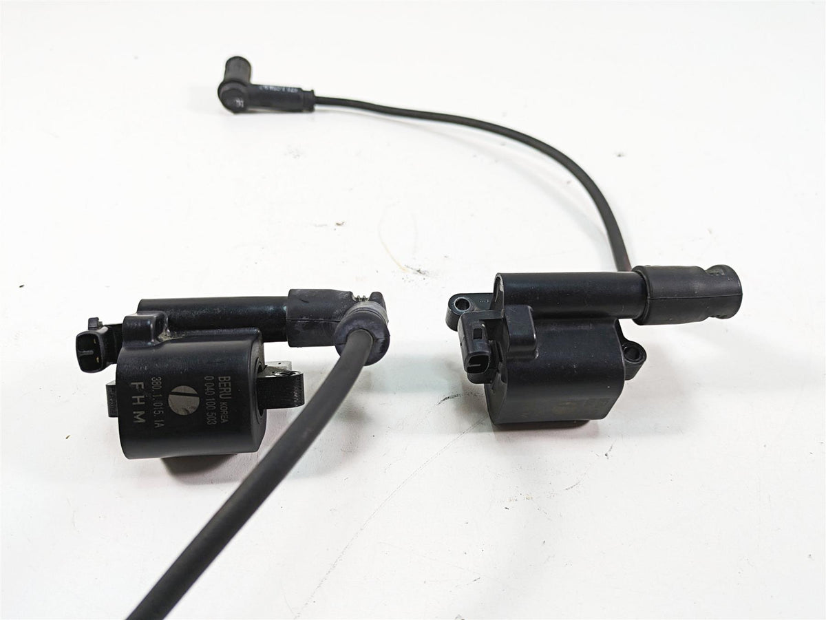 2011 Ducati Hypermotard 1100 Evo SP Beru Ignition Coil Wires Plugs Set 38010151A {{ shop.shopifyCountryName }} - Mototech271