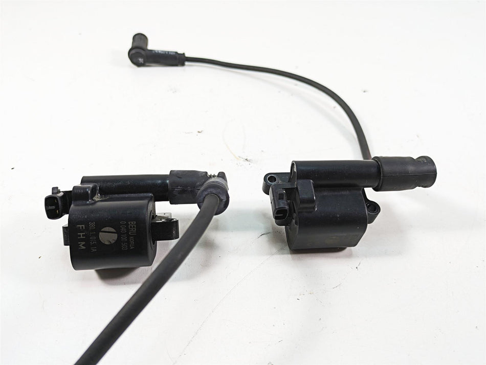2011 Ducati Hypermotard 1100 Evo SP Beru Ignition Coil Wires Plugs Set 38010151A {{ shop.shopifyCountryName }} - Mototech271