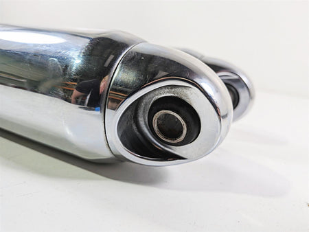 2008 Harley FXDSE CVO Dyna 12" Rear Chrome Shock Damper Set 54535-07B-Mototech271