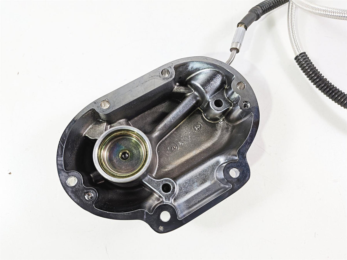 2008 Harley FXDSE CVO Dyna Transmission Chrome Clutch Release Cover 37137-07A-Mototech271