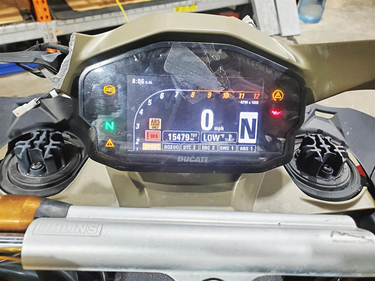 2015 Ducati Panigale 1299 S Speedometer Gauge Instrument 15K 40611171E {{ shop.shopifyCountryName }} - Mototech271