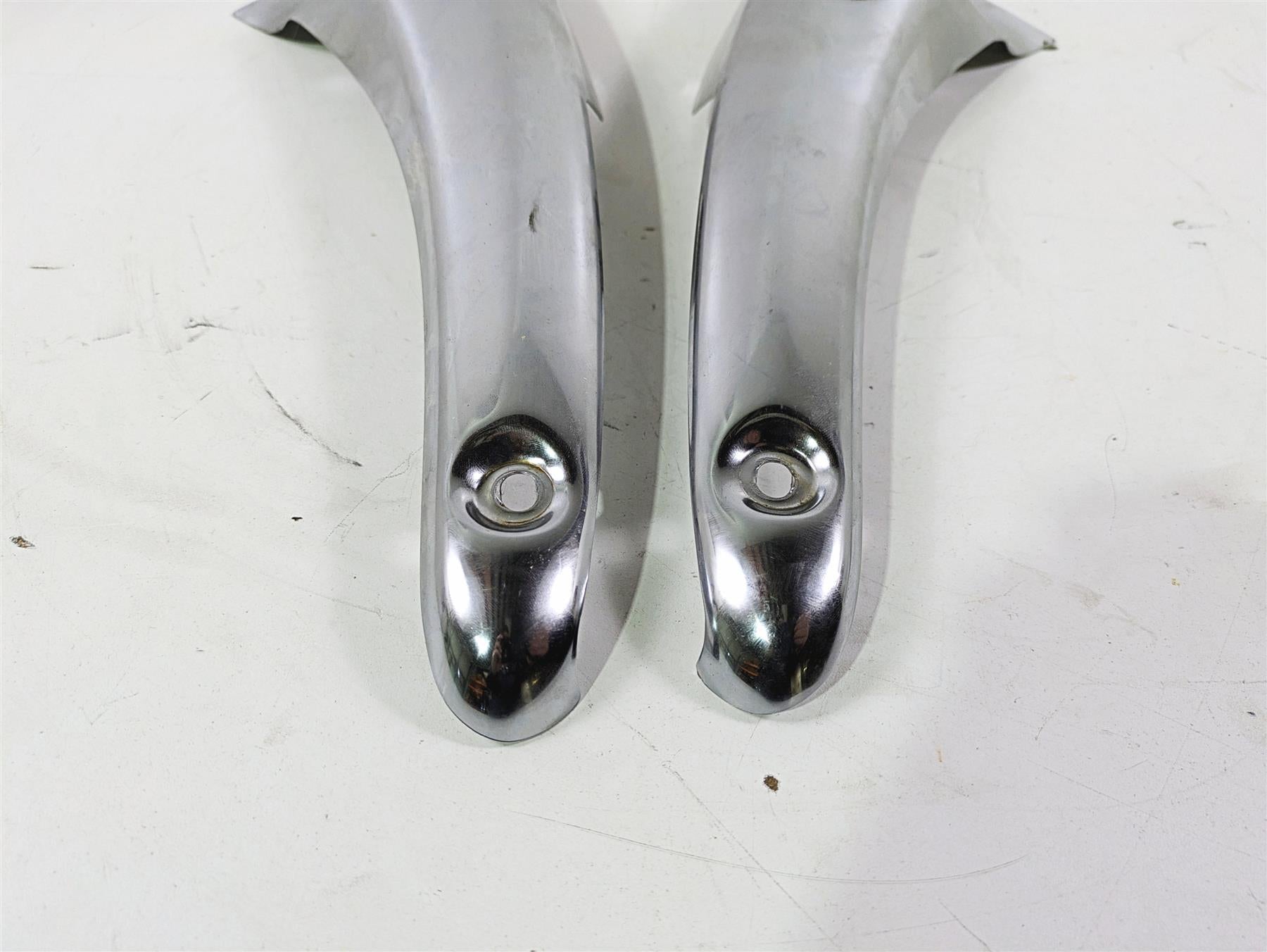 2006 Triumph Rocket 3 Rear Fender Chrome Braces Struts Covers T2306014 T2306024 {{ shop.shopifyCountryName }} - Mototech271