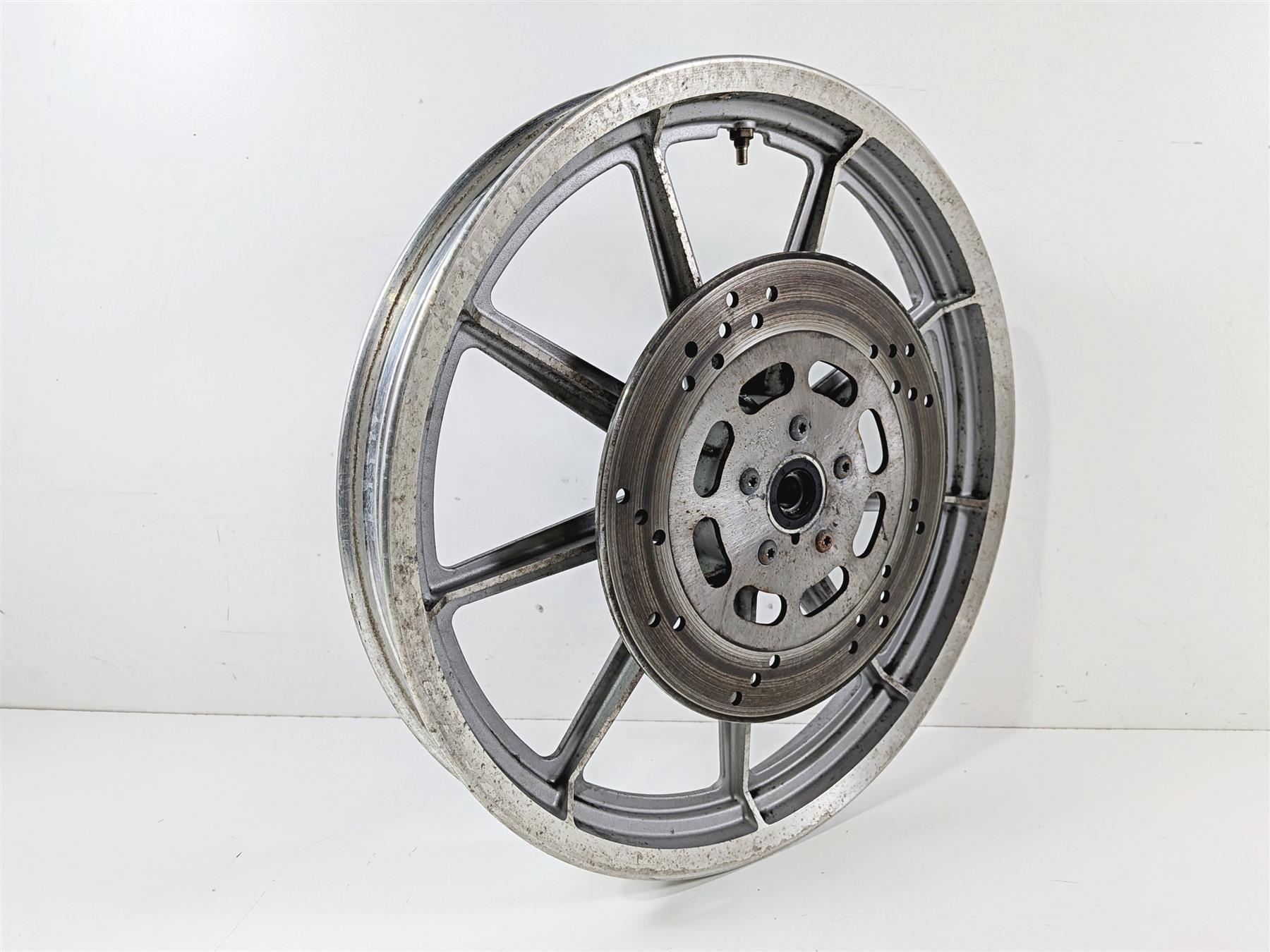 1995 Harley XL883 Sportster Hugger 9 Spoke Front Wheel Rim 19x2.15 43338-83 {{ shop.shopifyCountryName }} - Mototech271
