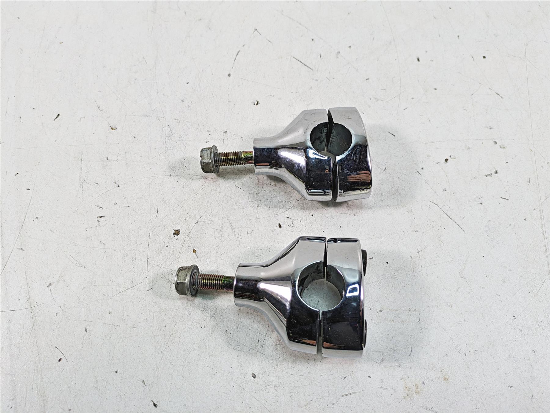 1997 Kawasaki VN1500 Vulcan Handlebar Risers Chrome Mounts 46012-1272 {{ shop.shopifyCountryName }} - Mototech271