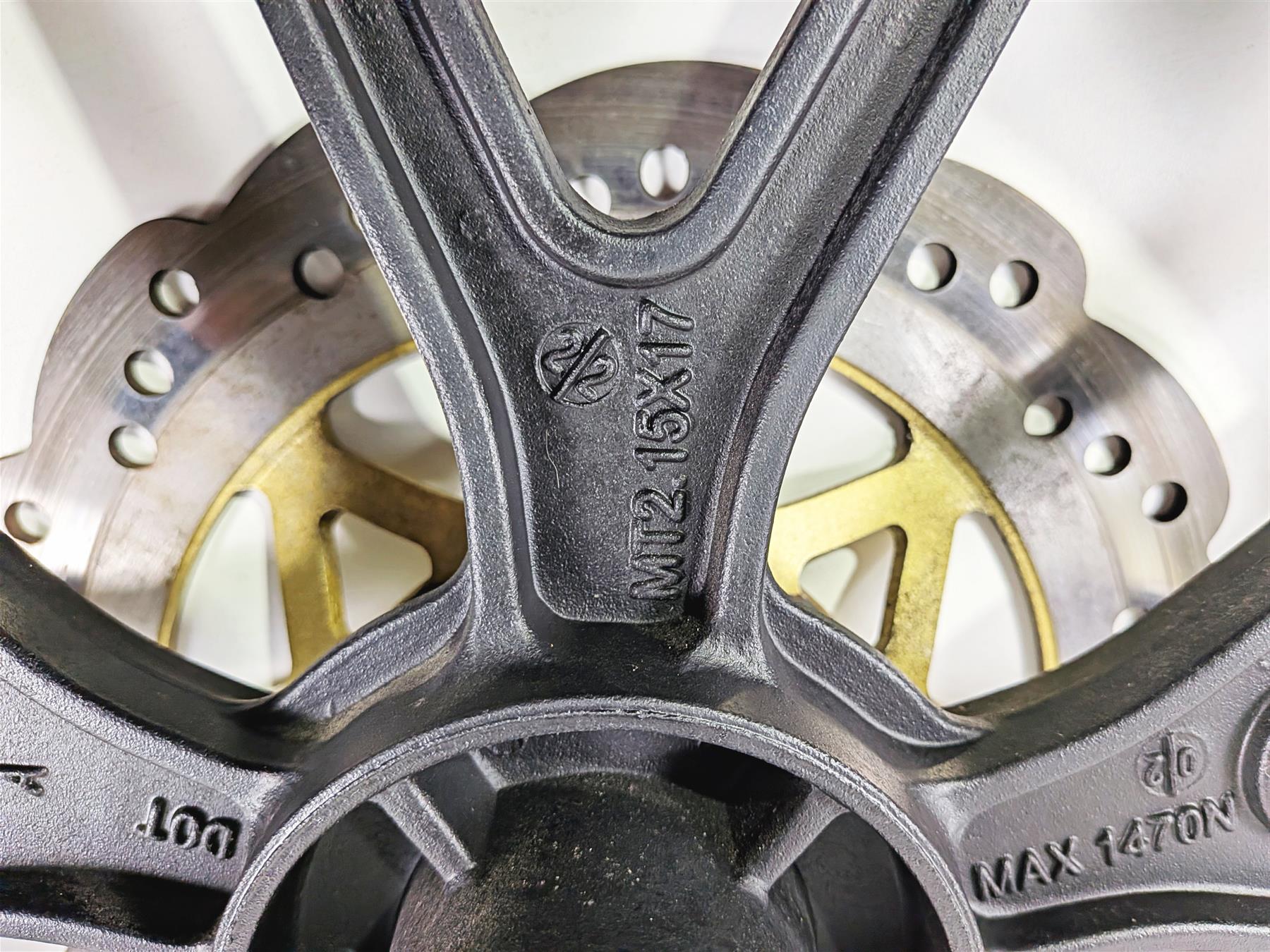 2023 Vitacci GTT 250 Straight Cast Front Wheel Rim 2.15x17 + Tire {{ shop.shopifyCountryName }} - Mototech271