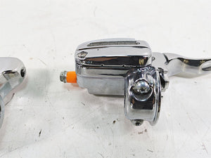 2010 Harley Touring FLHTCU Electra Glide Chrome Brake Clutch Lever Set 44551-08F | Mototech271