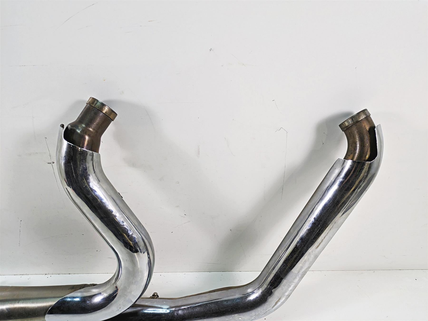 2011 Harley Softail FXS Blackline Custom Exhaust Header Muffler -Read 2-1-427 {{ shop.shopifyCountryName }} - Mototech271