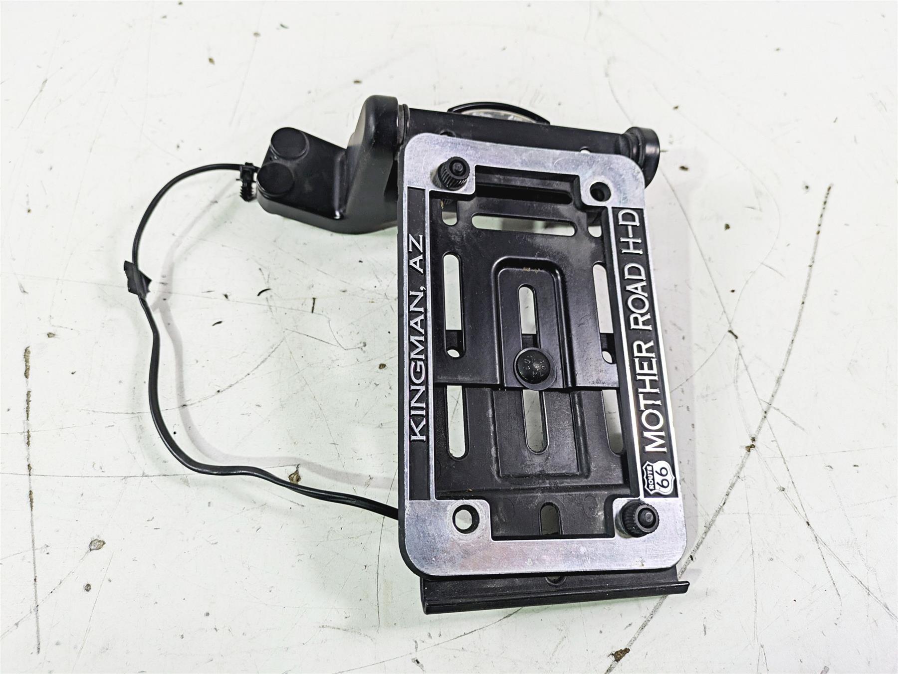 2012 Harley VRSCF Muscle V Rod Side License Plate Holder & Light 69390-09 {{ shop.shopifyCountryName }} - Mototech271