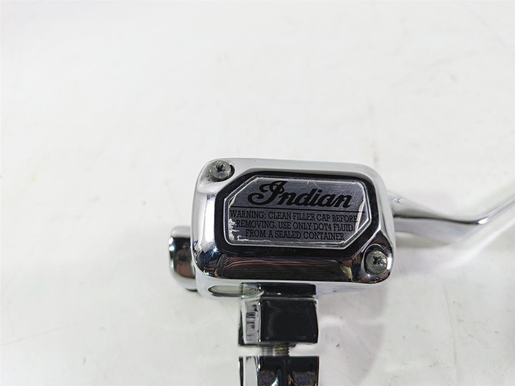 2018 Indian Chieftain Limited Chrome Front Brake Master Cylinder & Lever 1912865 {{ shop.shopifyCountryName }} - Mototech271