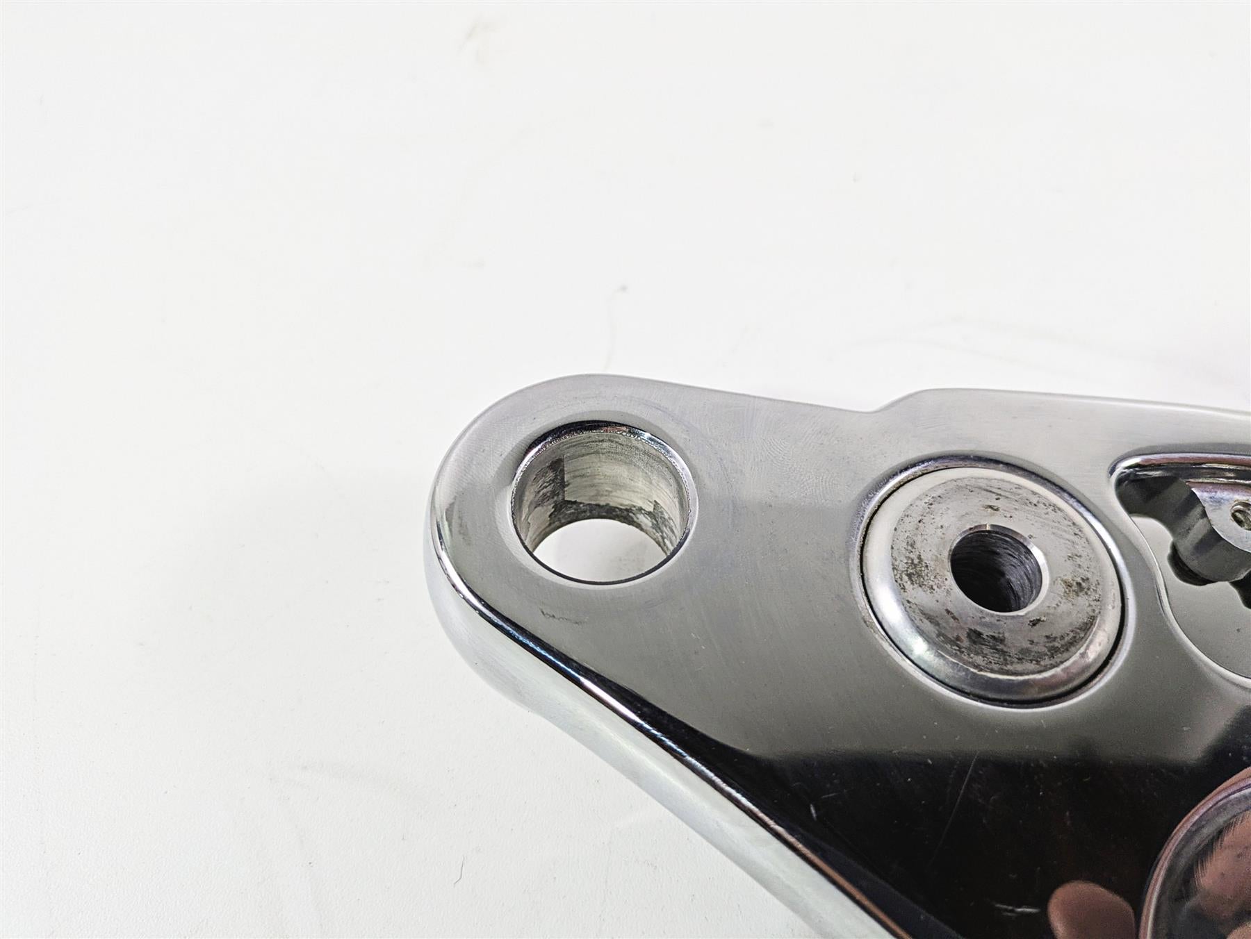 2008 Harley FXCWC Softail Rocker Upper Triple Tree Steering Clamp 46637-08 {{ shop.shopifyCountryName }} - Mototech271