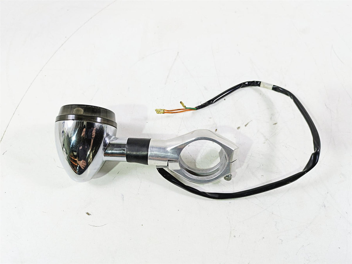 2002 Honda V-Twin VTX1800 C Front Left Blinker & Clamp 33450-MBH-673 {{ shop.shopifyCountryName }} - Mototech271