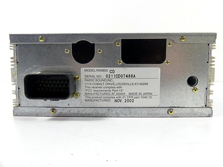 2003 Harley Touring FLHTCI E-Glide 100TH Radio Sound Stereo Cd Player 76164-03 {{ shop.shopifyCountryName }} - Mototech271