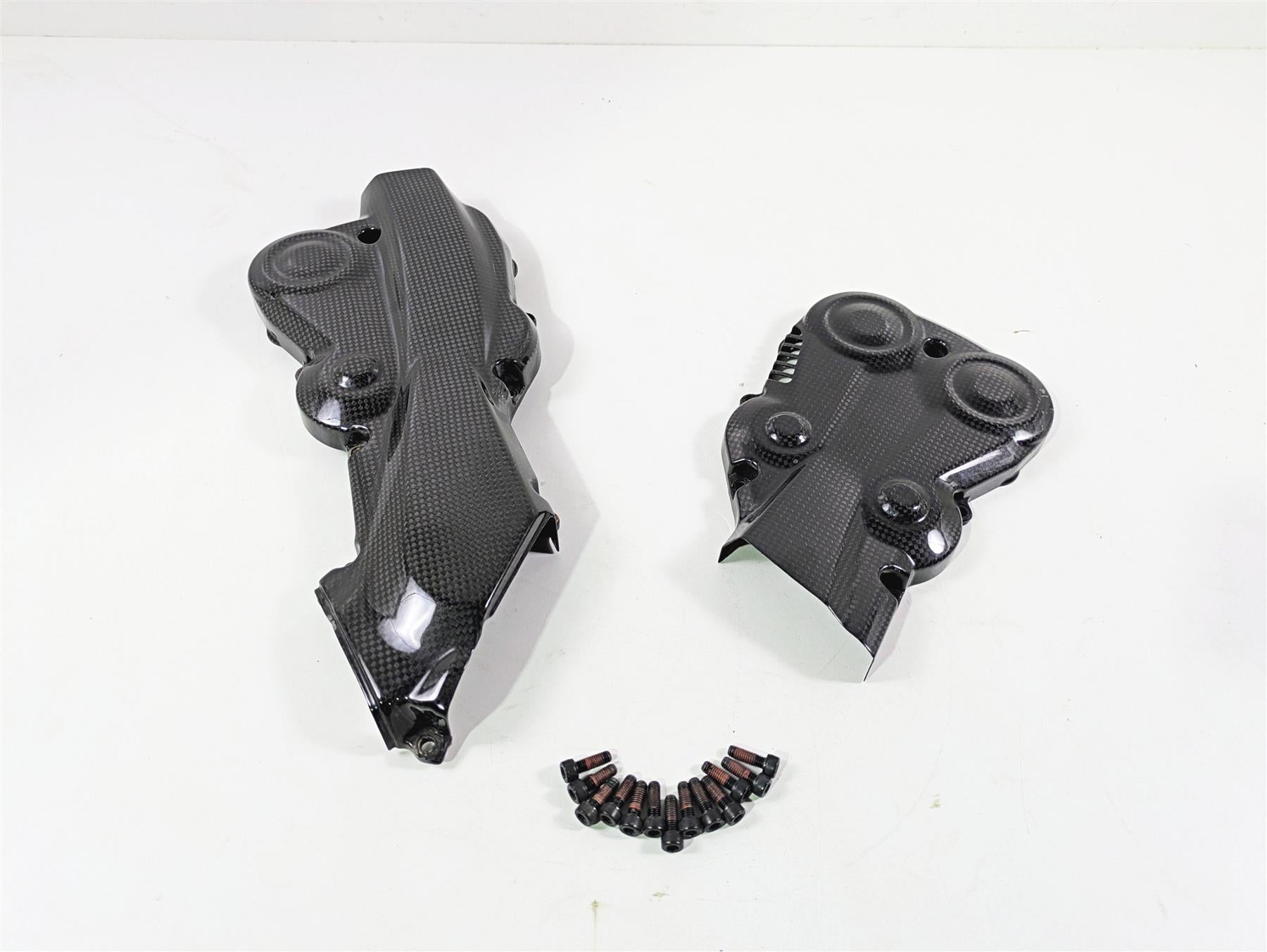 2010 Ducati Streetfighter 1098 S Carbon Fiber Timing Covers 24511091A 24511081A