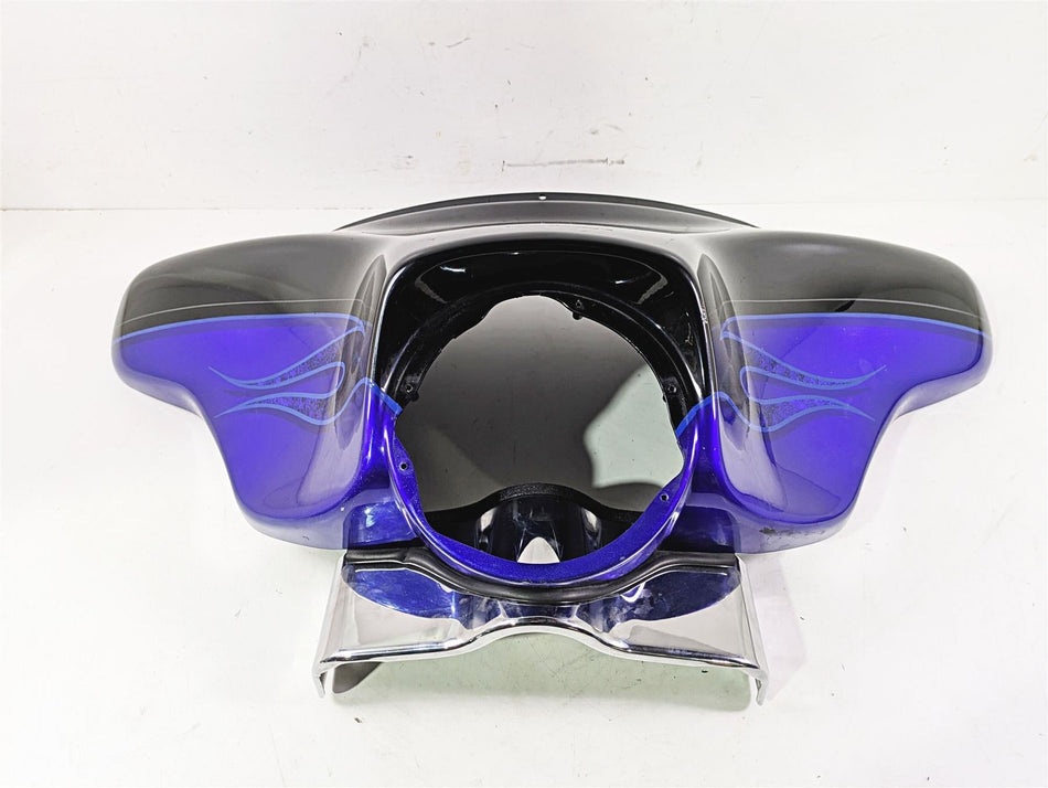 2011 Harley Touring FLHTCUSE CVO E-Glide Front Outer Fairing Blue 58503-05A {{ shop.shopifyCountryName }} - Mototech271