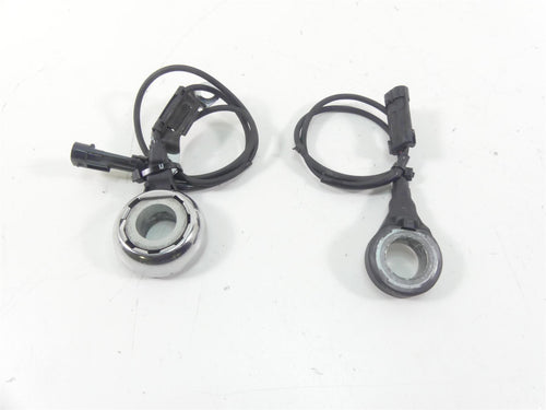 2009 Harley FLHTCU SE4 CVO E-Glide Abs Brake Wheel Speed Sensor Set 40614-08 | Mototech271