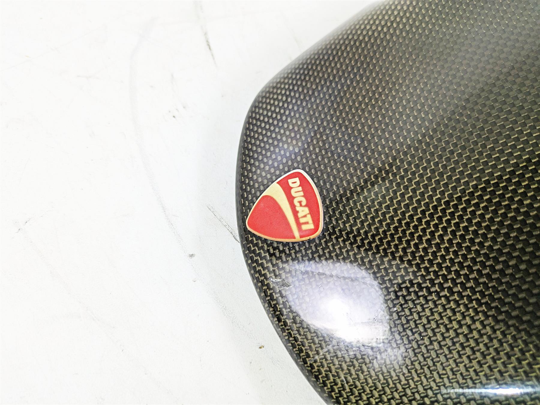 2009 Ducati Monster 1100 S Carbon Fiber Rear Passenger Seat Cover Cowl 151031 {{ shop.shopifyCountryName }} - Mototech271
