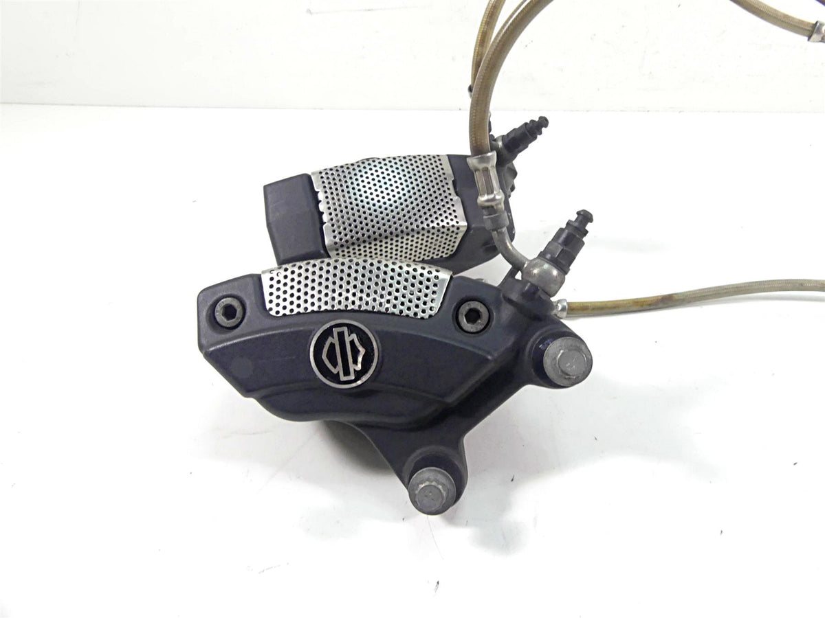 2013 Harley VRSCF Muscle Vrod Front Brake Caliper Set + Lines 44731-08 44732-08 {{ shop.shopifyCountryName }} - Mototech271
