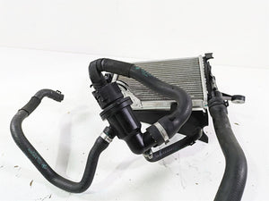 2018  BMW R1200GS GSW K50 Left Radiator + Thermostat Fan & Cover Set 17118546408 | Mototech271