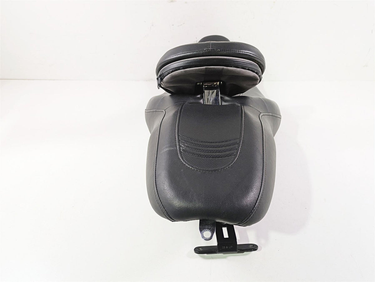 2009 Harley Touring FLHX Street Glide Dual Rider Seat Saddle + Backrest 52320-09 {{ shop.shopifyCountryName }} - Mototech271