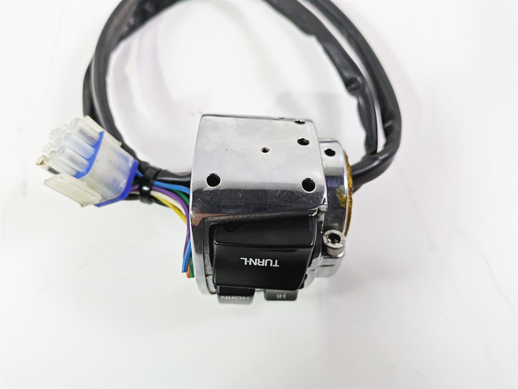 2002 Indian Spirit Deluxe Left Hand Control Switch Horn Lights Turn 43-523 {{ shop.shopifyCountryName }} - Mototech271