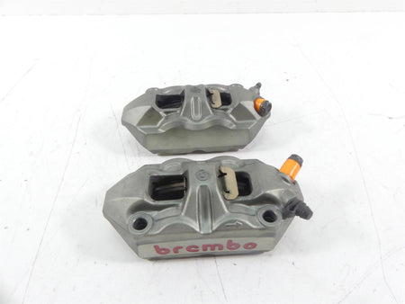 2015 Ducati Diavel Carbon Red Front Brembo Brake Caliper Set 61040901C 61040911C {{ shop.shopifyCountryName }} - Mototech271