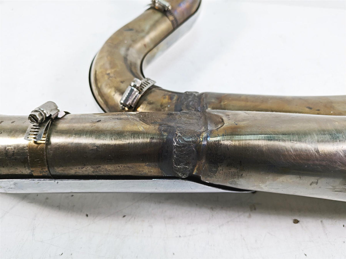 2011 Harley Softail FXS Blackline Custom Exhaust Header Muffler -Read 2-1-427 {{ shop.shopifyCountryName }} - Mototech271