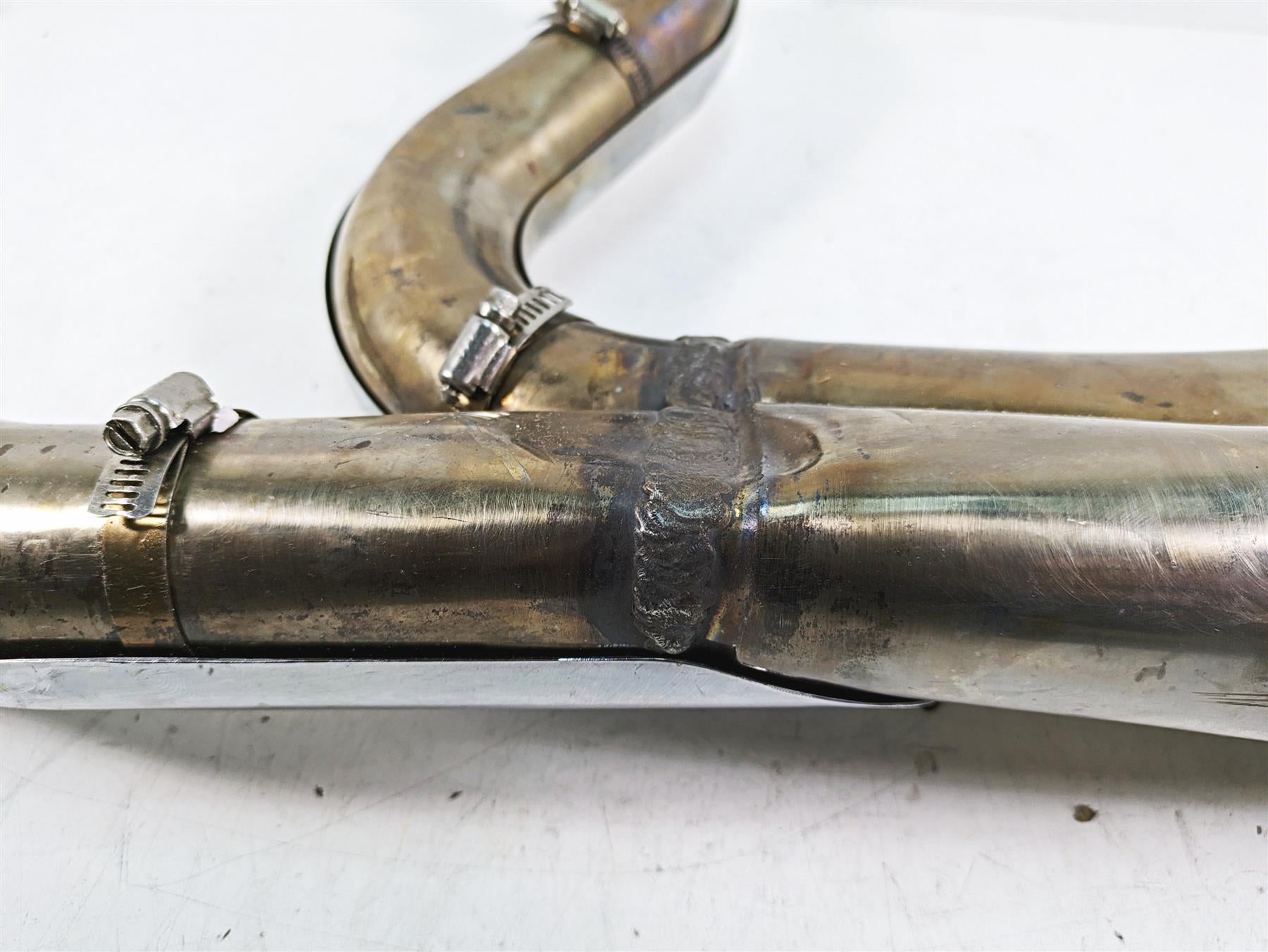 2011 Harley Softail FXS Blackline Custom Exhaust Header Muffler -Read 2-1-427 {{ shop.shopifyCountryName }} - Mototech271