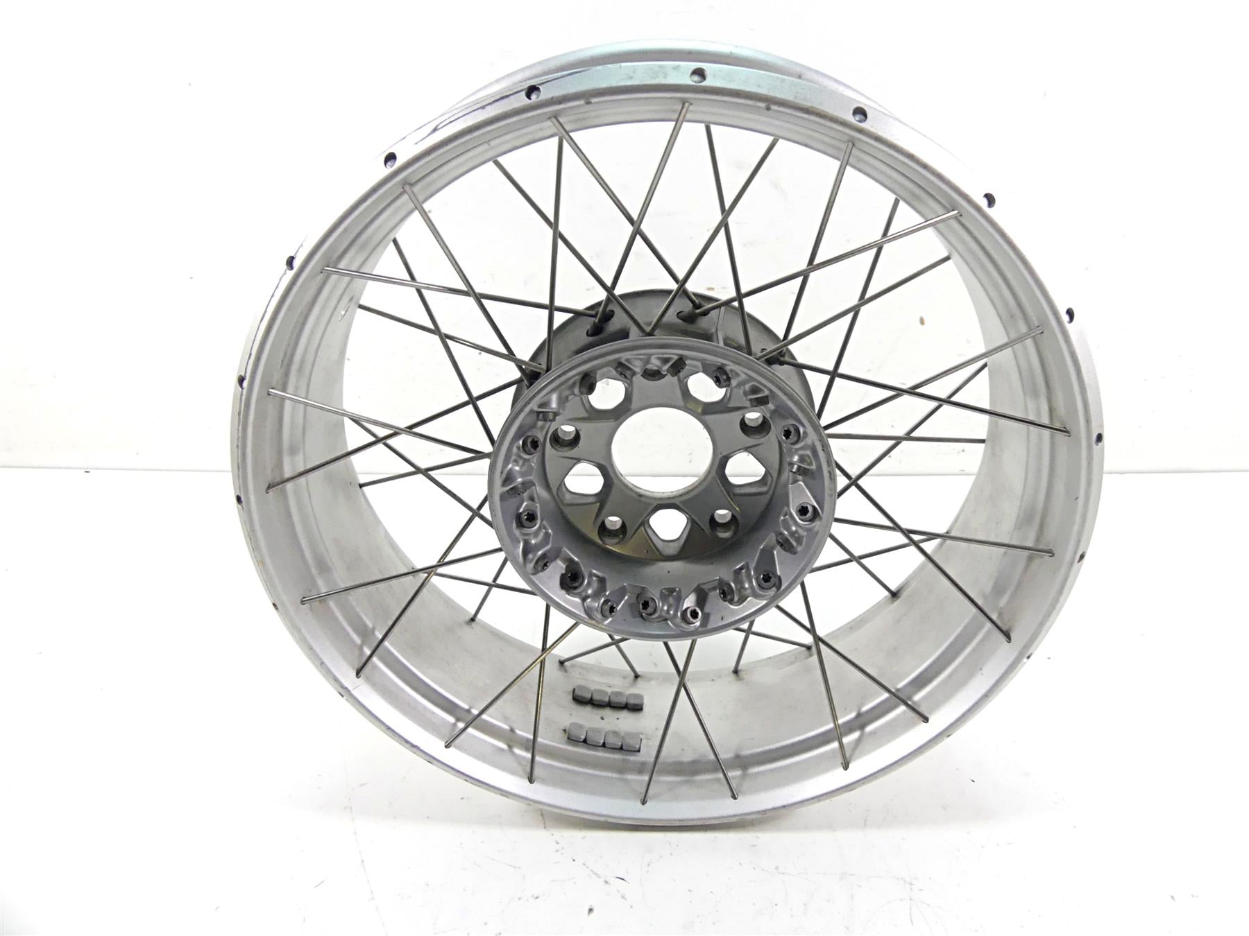 2015 BMW R1200GS GSW K50 17x4.5 Straight Rear Wheel Spoke Rim 36318526651 {{ shop.shopifyCountryName }} - Mototech271