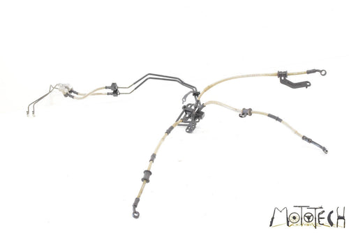 2016 Yamaha R1 YZFR1 S Front Abs Brake Line Set 2CR-2584A-01-00 / 2CR-2584B-00-0 | Mototech271