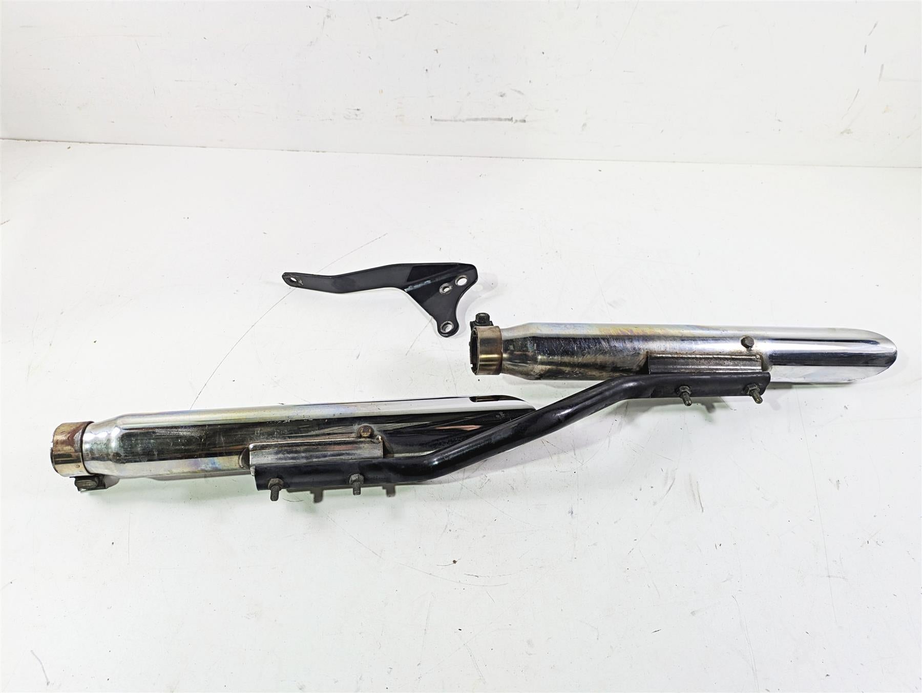 2002 Harley Dyna FXDL Low Rider Slash Cut Exhaust Muffler Set 65674-95 65695-95 {{ shop.shopifyCountryName }} - Mototech271