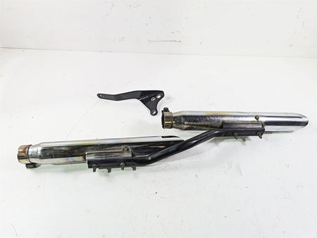 2002 Harley Dyna FXDL Low Rider Slash Cut Exhaust Muffler Set 65674-95 65695-95 {{ shop.shopifyCountryName }} - Mototech271