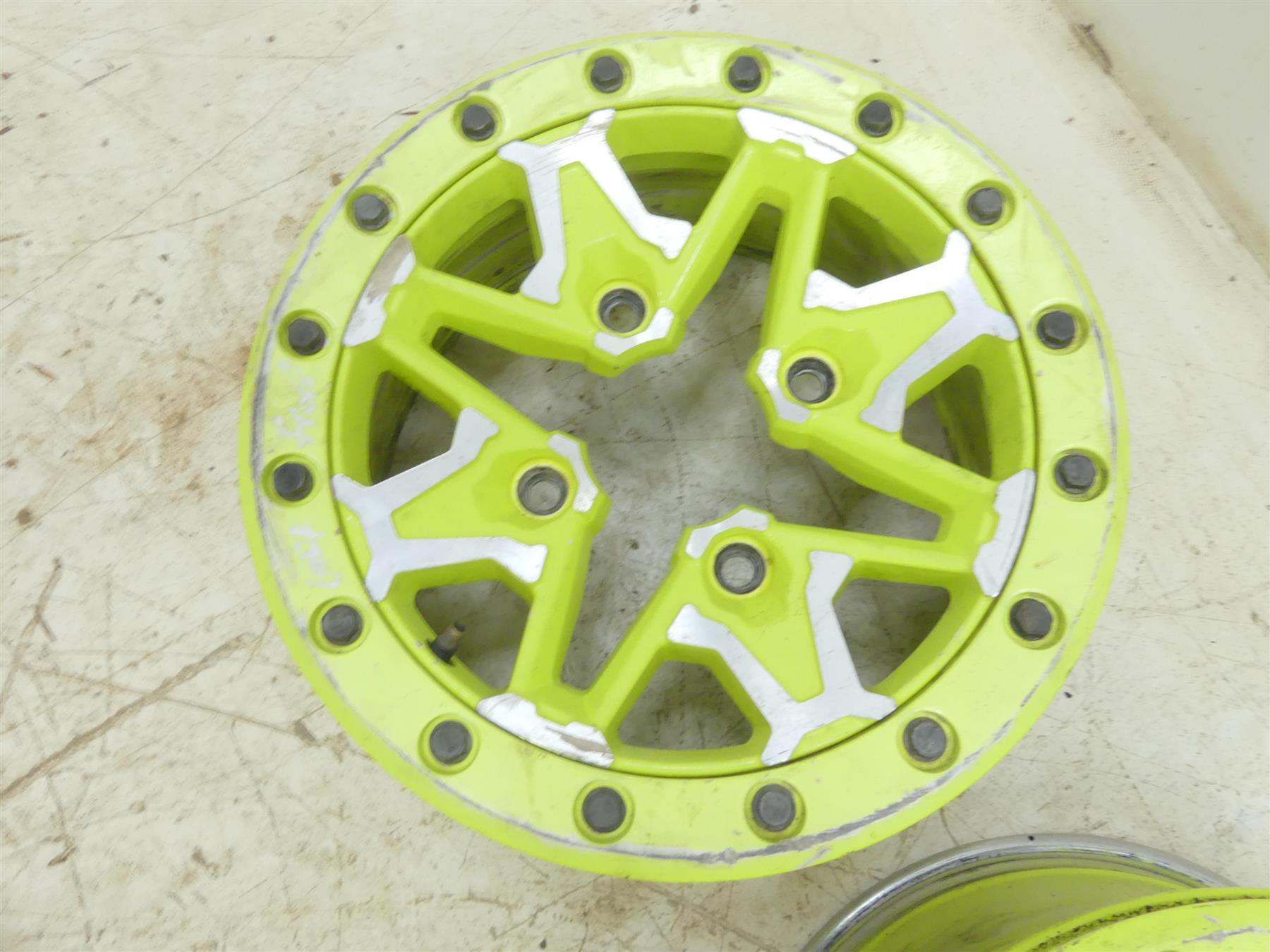 2020 Can Am Maverick X3 XMR Turbo RR 14x7 Manta Green Wheel Set 705402473 {{ shop.shopifyCountryName }} - Mototech271