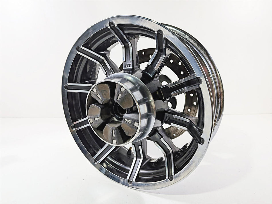 2016 Harley Touring FLHTK Electra Glide Straight 16x5 Chrome Rear Impeller Contrast Wheel Rim 40900391-Mototech271
