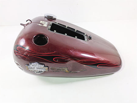 2008 Harley FXCWC Softail Rocker Fuel Gas Petrol Tank Crimson Red -Dent 62105-08 {{ shop.shopifyCountryName }} - Mototech271
