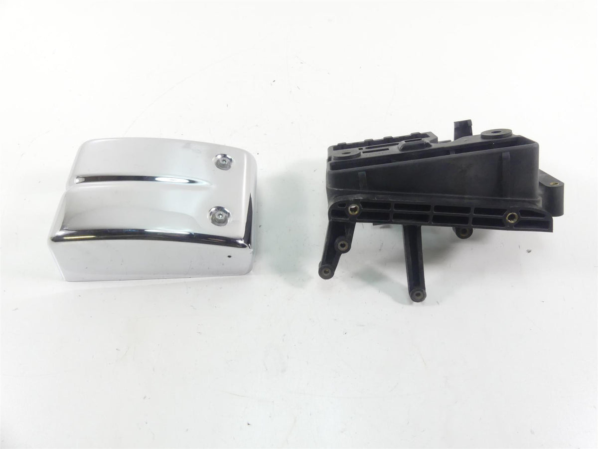 2004 Harley FXDWGI Dyna Wide Glide Electric Tray Holder & Chrome Cover 70367-04B {{ shop.shopifyCountryName }} - Mototech271