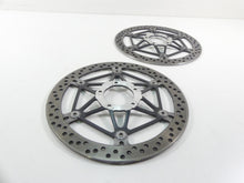 Load image into Gallery viewer, 2010 Ducati Streetfighter 1098 S Front Brake Rotor Disc Set 49241021A 49240891A
