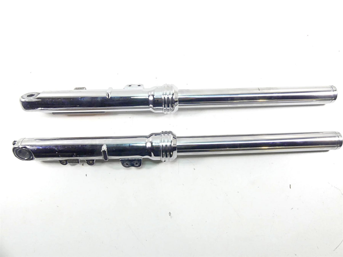 2005 Harley VRSCSE CVO V-Rod 49mm Chrome Front Fork Leg Set 46784-05A 46785-05A {{ shop.shopifyCountryName }} - Mototech271