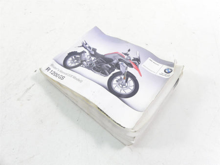 2017 BMW R1200GS GSW K50 Owners Manual US Model Book 01408358057 {{ shop.shopifyCountryName }} - Mototech271