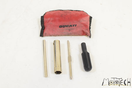 2000 Ducati Monster 750 M750 OEM Tool Kit Bag Set 69720061B {{ shop.shopifyCountryName }} - Mototech271